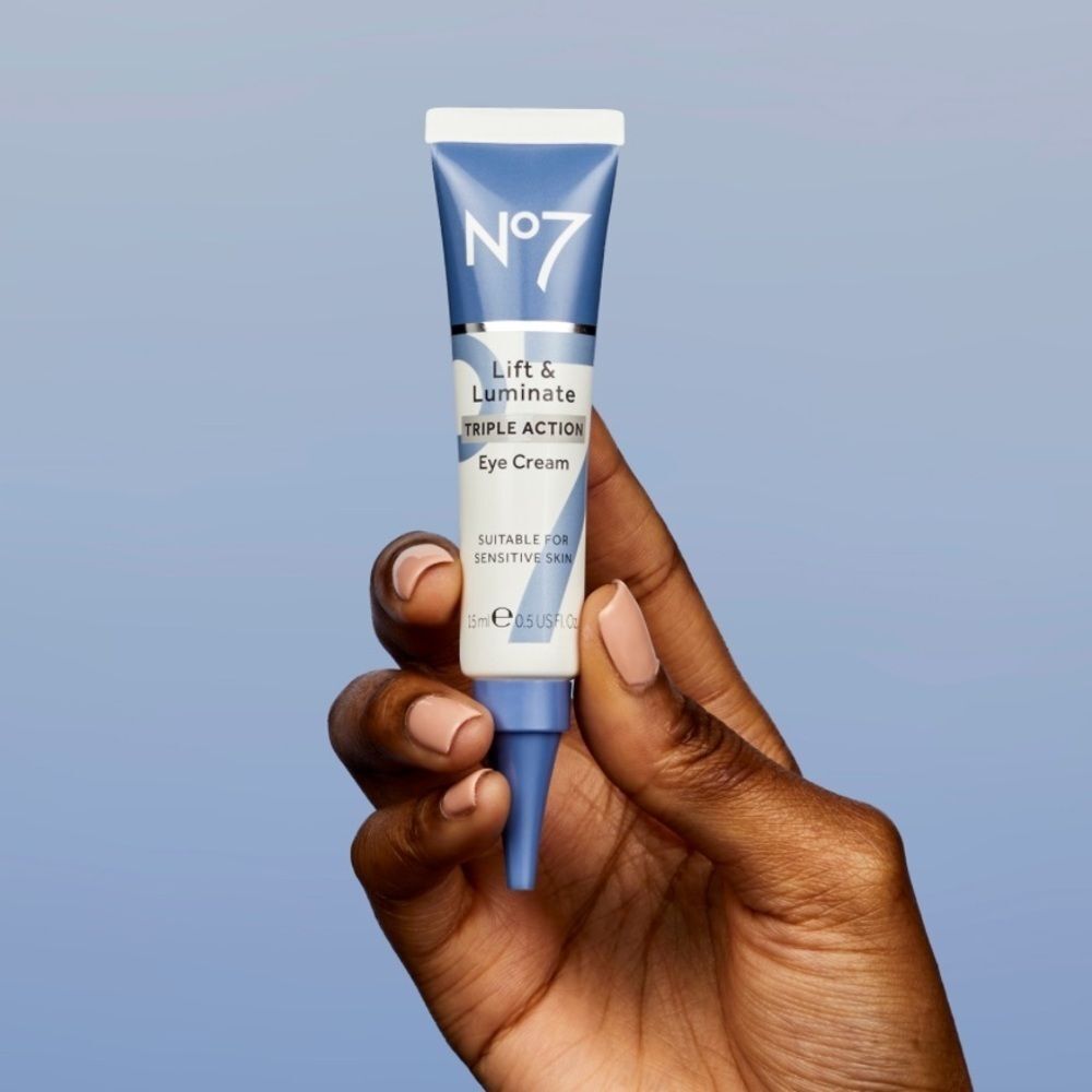 No. 7 Lift And Luminate Triple Action Eye Cream Full Size 0.5 Ounces NWT